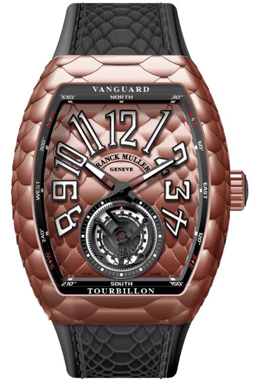 Buy Franck Muller Vanguard Pixel Rose Gold Tourbillon Replica Watch for sale Cheap Price V 45 T GOLD PXL (NR) (5N) (PXL 5N BLC NR) - Click Image to Close